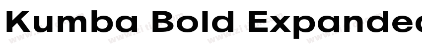 Kumba Bold Expanded字体转换